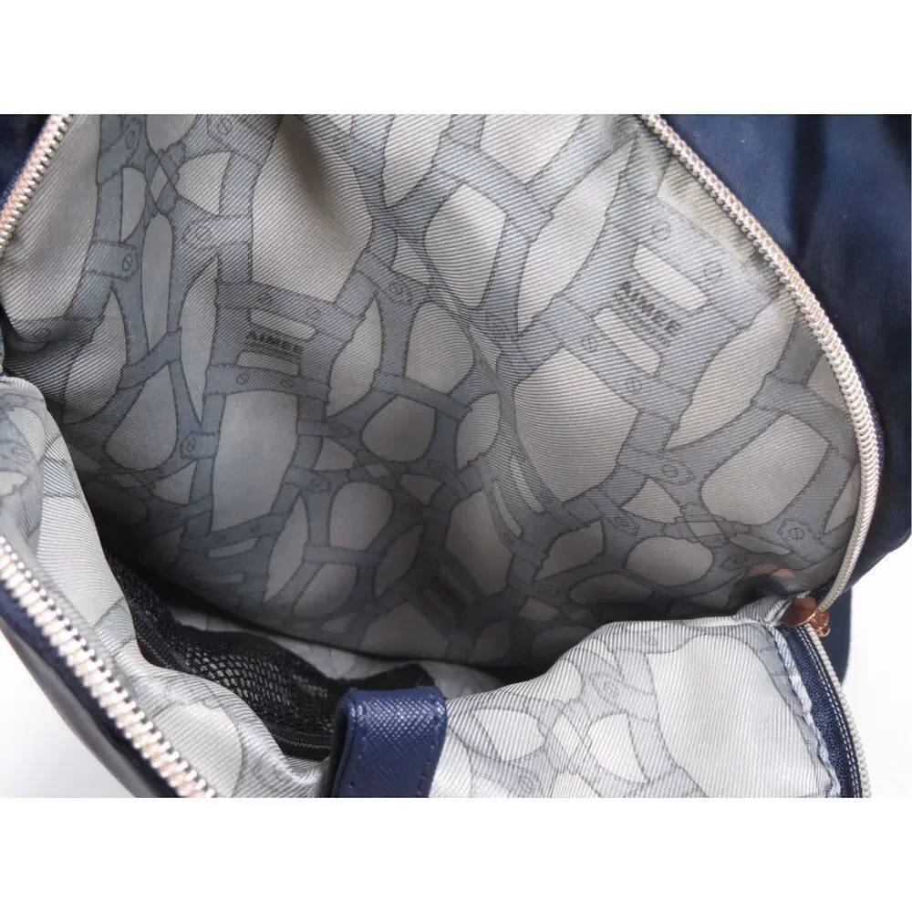 Aimee Kestenberg Marseille Backpack Navy Blue Nylon Travel
